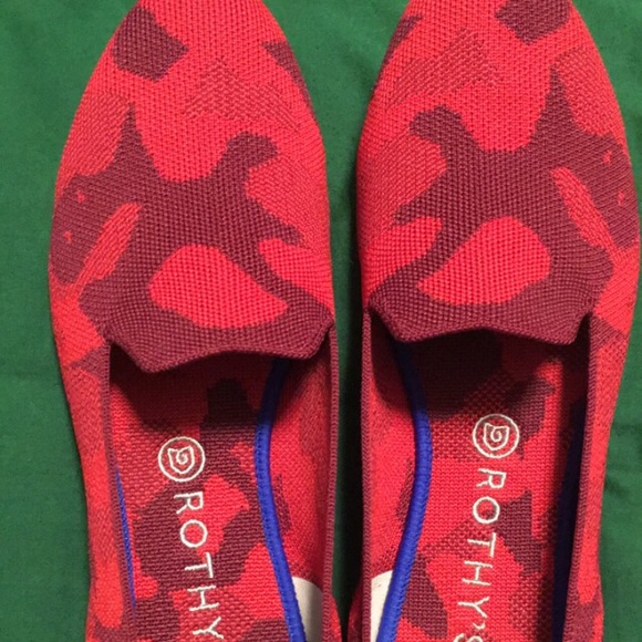 Rothy's Shoes - Rothy’s red camo loafers Size 11